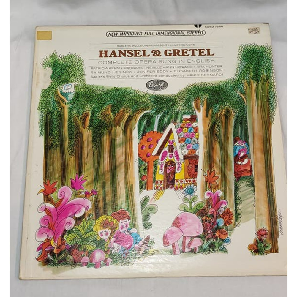 Vintage Vinyl 1966 Sadler's Wells Opera Presents Humperdinck's Hansel & Gretel